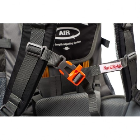 Рюкзак Naturehike NH70B070-B 70L черно-серый, 6927595709009