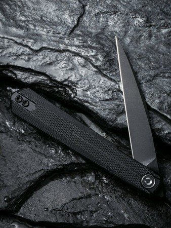 Складной нож CIVIVI Clavi Nitro-V Steel Black Stonewashed Handle G10 Black