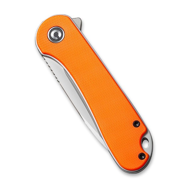 Складной нож CIVIVI Elementum D2 Steel Satin Finished Handle G10 Orange