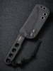Нож CIVIVI Fixed Blade Circulus сталь 10Cr15CoMoV, рукоять из нержавеющей стали с каменной (Вскрытая, поврежден. упаковка)