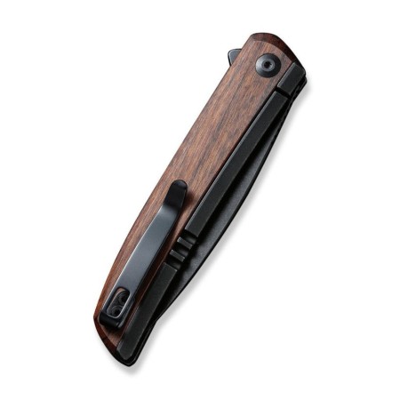Складной нож CIVIVI Savant сталь C14C28N, рукоять G10 черная с деревом (Вскрытая упаковка)