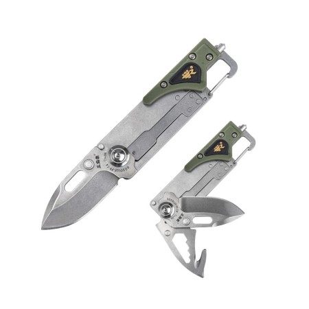 Многофункциональный нож Sanrenmu 6050LUF-PP-T4 зеленый