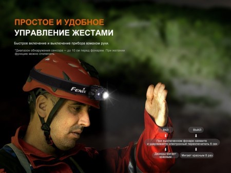 Фонарь Fenix налобный HL45R 1000 люмен (Сильно поврежденная упаковка.)