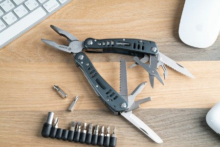 Мультитул Ganzo G203 (21 в 1) серебристый