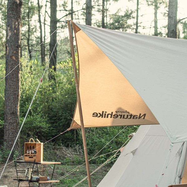 Стойка для тента Naturehike NH20PJ048 алюминиевый сплав 2.8 м, 4 секции, цвет дерево, 6927595782552