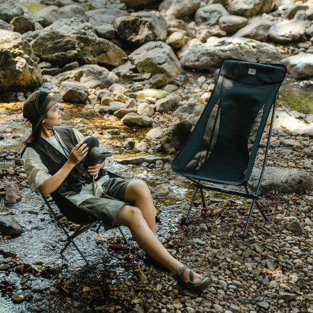 Кресло Naturehike Moon Chair CNK2450JJ015 складное чёрный L, 6976023929410