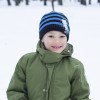 Водонепроницаемая детская шапка DexShell Children Beanie Stripe синий/черный