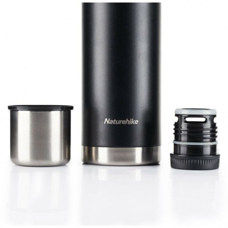 Уцененный товар Термос  Naturehike Q-9H NH19SJ010  1000ml черный, (повреждена упаковка)