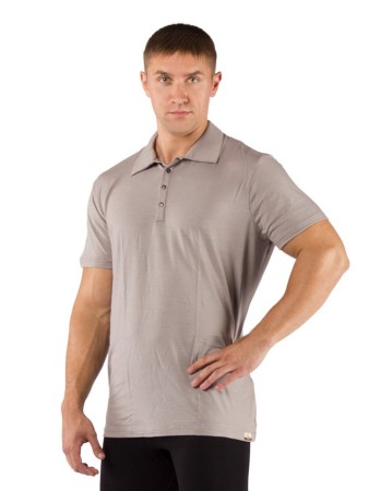 Футболка  мужская DINGO/ кор. рукав/ шерсть 160/ серый