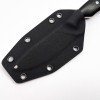 Нож с фиксированным лезвием Vostron Pika сталь VG10 с черными ножнами из кайдекса и темляком из паракорда VSSP10V-K
