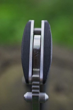 Нож складной Ganzo G720-B черный (Поврежденная упаковка)