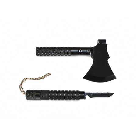 Уцененный товар Многофункциональный топор Adimanti (В упаковке. Б/У. Огниво очень сильно сточено. Топорище с царапинами. Насадка нож с царапинами)