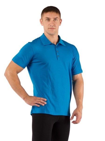 Уцененный товар Футболка мужская DINGO/ кор. рукав/ шерсть 160/ голубой/ XL, DINGO5151XL(Вскрытая, мятая упаковка)