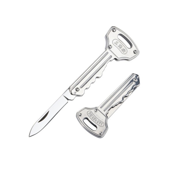 Нож-брелок складной Sanrenmu 4113SUX-SB серый