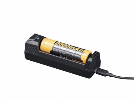 Уцененный товар Зарядное устройство Fenix ARE-X1 (18650, 26650, 21700) (Вскрытый блистер)