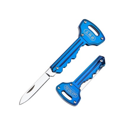 Нож-брелок складной Sanrenmu 4113SUX-SE синий
