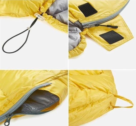 Спальный мешок Naturehike NH18S300-D, черный, 6927595761359