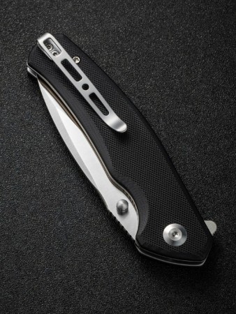 Складной нож SENCUT Slashkin D2 Steel Satin Finished Handle G10 Black