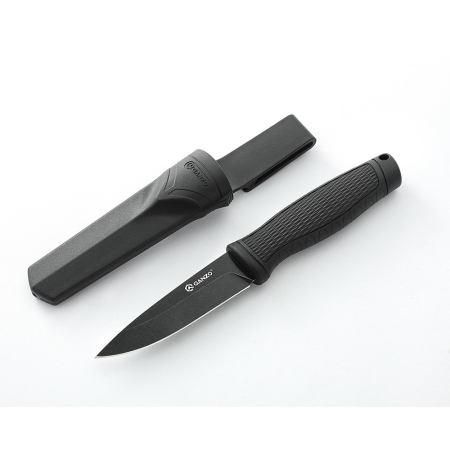 Нож Ganzo G806BW-BK черный (Вскрытая, поврежден. упаковка)