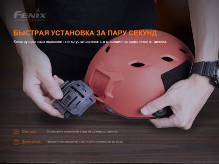 Крепление для каски/шлема Fenix ALG-04