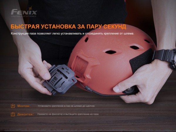 Крепление для каски/шлема Fenix ALG-04