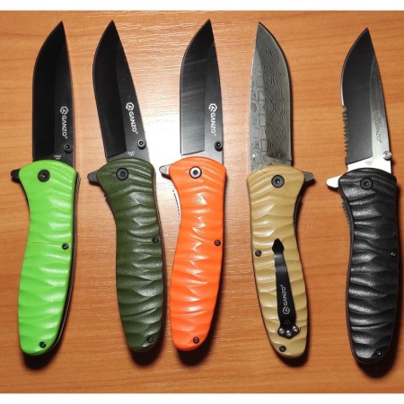 Уцененный товар Нож Ganzo G622-1 светло-зеленый(Трещины на рукояти)