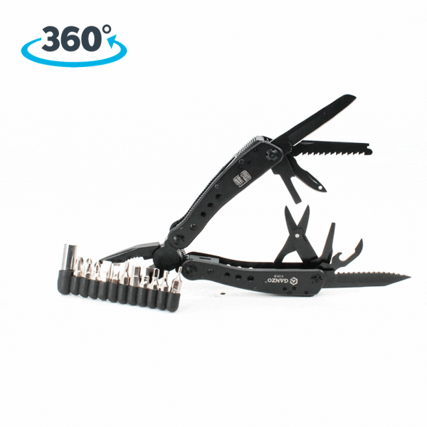 Мультитул Ganzo G201-B (21 в 1) черный