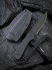 Нож CIVIVI Fixed Blade Elementum D2 Steel Black Stonewash Handle G10 Black
