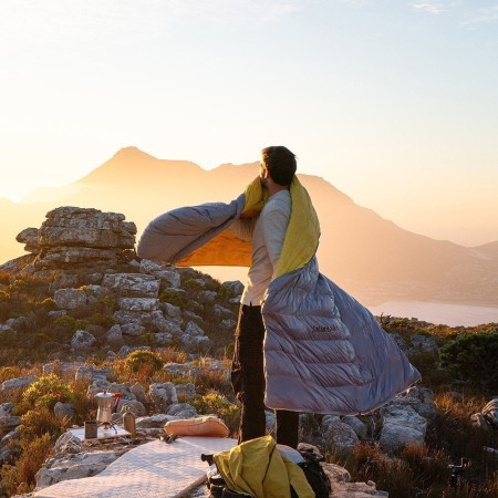 Спальный мешок Naturehike Cicada Wing CW700 CNK2450WS048 утиный пух серый L