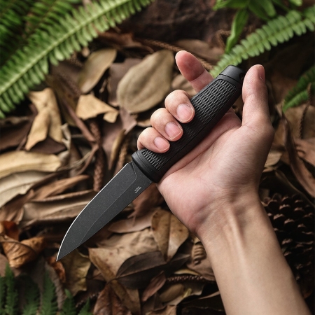 Нож Ganzo G806BW-BK черный (Вскрытая, поврежден. упаковка)