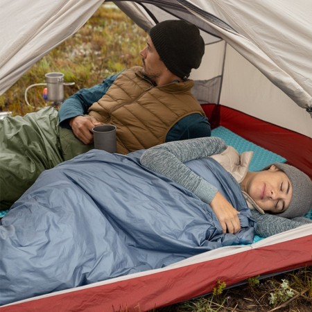 Мешок спальный Naturehike NH21MSD09 мини LW180, размер XL, зеленый