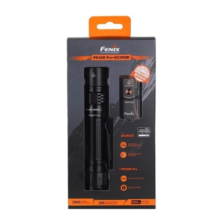 Фонарь Fenix тактический PD36R Pro + E03R V2.0