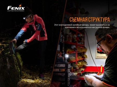 Фонарь Fenix налобный HM50R V2.0 700 люмен (Нью. Поврежден. упаковка. Полн. комплект.)