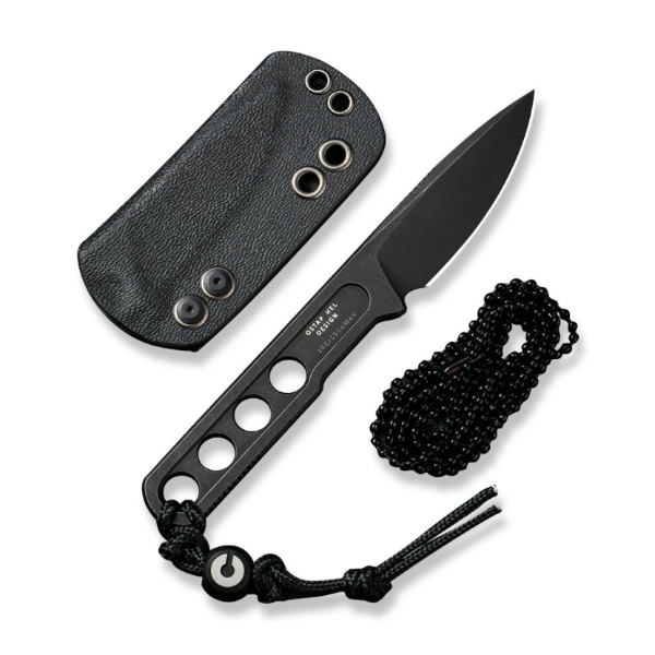 Нож CIVIVI Fixed Blade Circulus сталь 10Cr15CoMoV, рукоять из нержавеющей стали с каменной (Вскрытая, поврежден. упаковка)