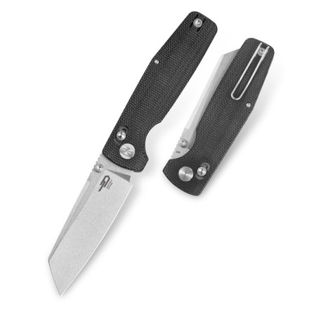 Уцененный товар Нож Bestech Slasher сталь D2, рукоять Микарта черная(Вскрытая упаковка. Возможно слегка надорвана)