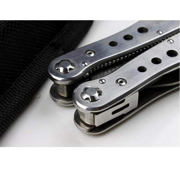 Мультитул Ganzo G201-H (21 в 1) хромированный