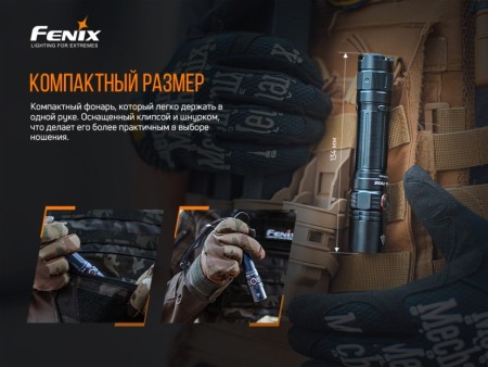Фонарь Fenix тактический PD35 V3.0 зеленый 1700 люмен