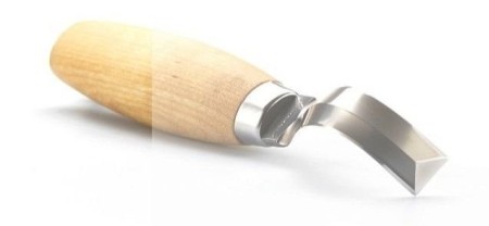 Нож Morakniv Hook Knife 163 Double Edge ложкорез, нержавеющая сталь, рукоять из березы, 13445