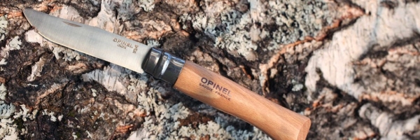 Нож Opinel №10, нержавеющая сталь, рукоять из бука, блистер, 001255 (Нет блистера. В зип пакете)