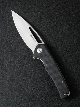 Складной нож SENCUT Mims 9Cr18MoV Steel Satin Finished Handle G10 Black