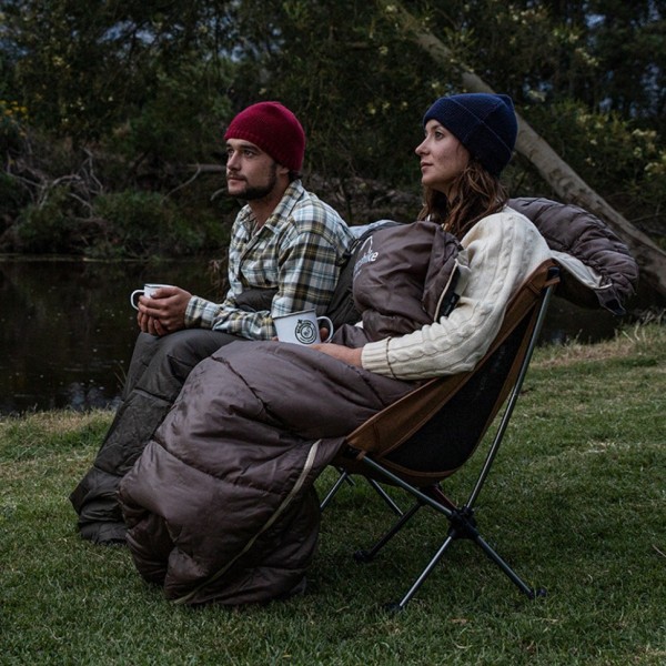 Спальный мешок Naturehike U Series Двойной хлопок осень-зима коричневый U250