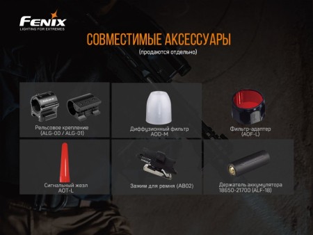 Фонарь Fenix тактический TK22UE