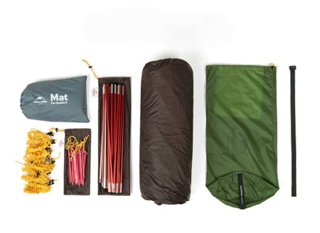 Палатка 2-местная Naturehike Opalus NH17L001-L, 20D, зеленый, 6976023924781