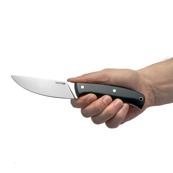 Нож с фиксированным лезвием Vostron Onega сталь х12мф VSO12 (Без ножен. Состояние хорошее)
