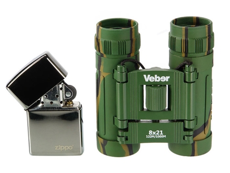 Бинокль БН  8*21 кам. Veber Sport