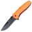 Нож Ganzo G622-FO-1 оранжевый с фонариком