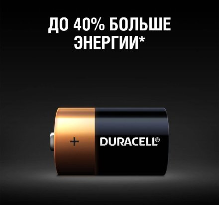 Батарея Duracell Basic LR20-2BL MN1300 D (2шт/блистер), 559004