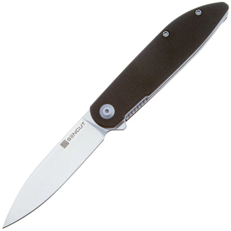 Складной нож SENCUT Bocll II D2 Steel Satin Handle G10 Black – купить по лучшей цене в интернет-магазине Fonarik-Market.ru