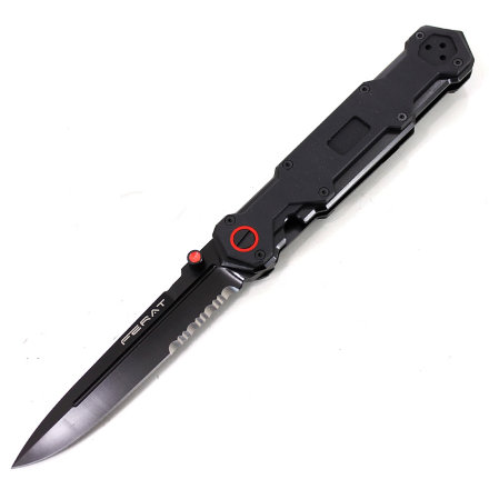 Складной нож Mr.Blade Ferat Black Serrated, ferat.blackser