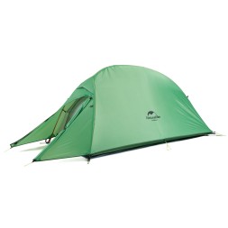 Палатка 2-местная Naturehike сверхлегкая + коврик Сloud up NH17T001-T, 20D , зеленый